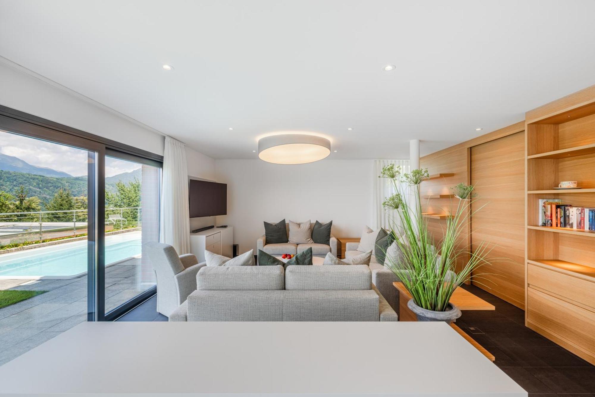 Villa Girandola With Private, Heated Pool Lugano Luaran gambar