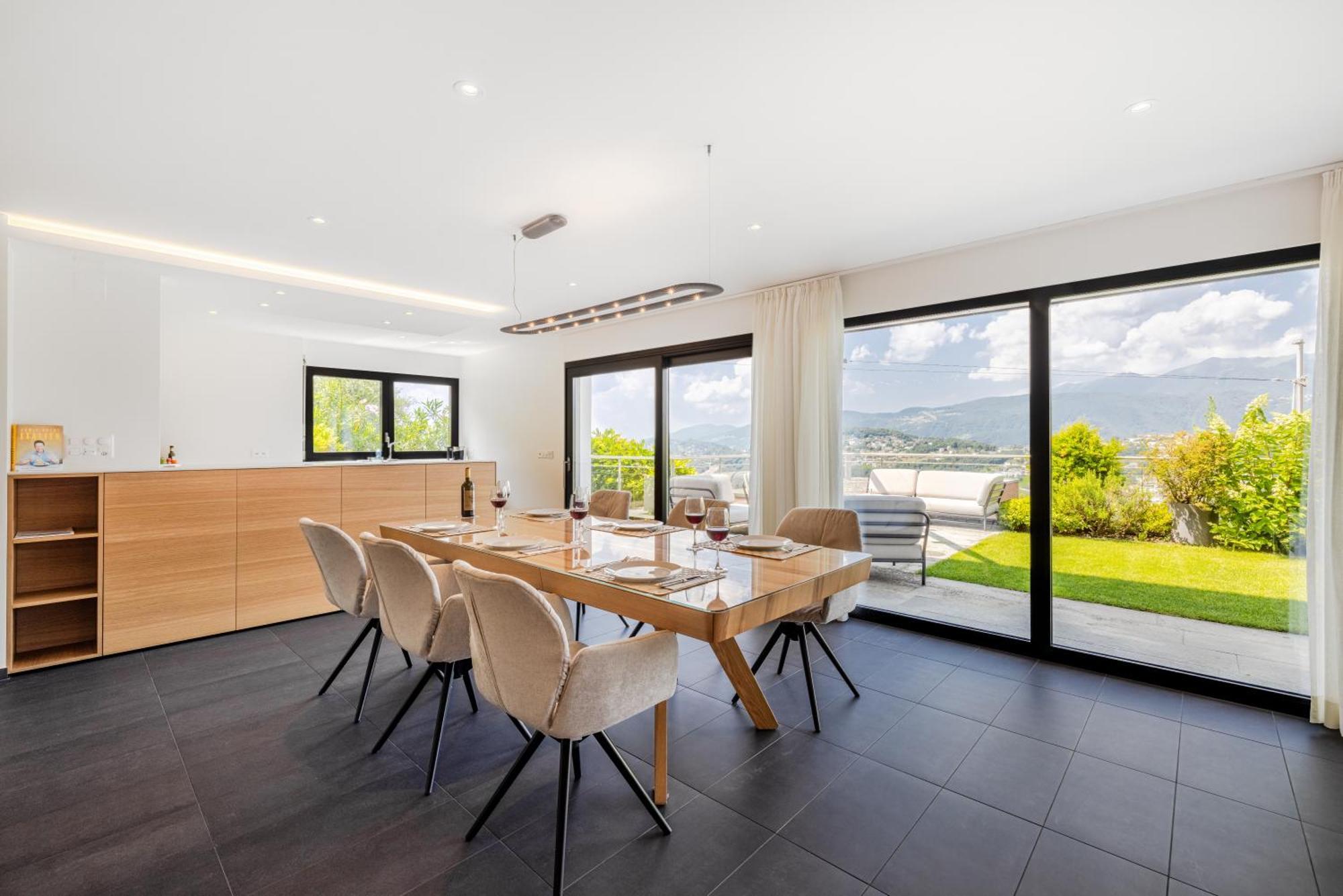 Villa Girandola With Private, Heated Pool Lugano Luaran gambar