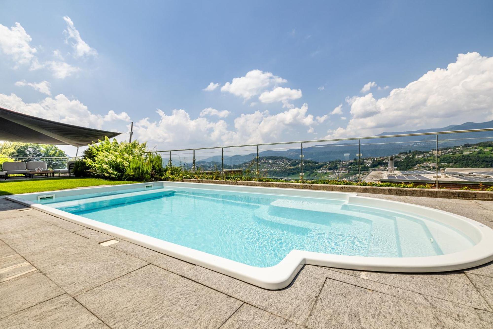 Villa Girandola With Private, Heated Pool Lugano Luaran gambar